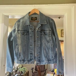 Harley Davidson Logo jean jacket